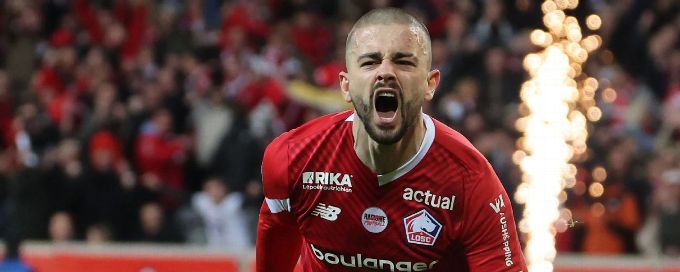 Zhegrova double fires Lille to derby win over Lens