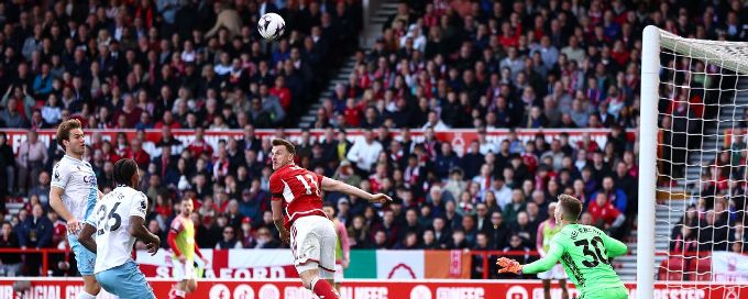 Forest earn much needed point in 1-1 draw with Crystal Palace