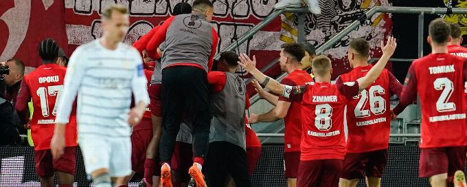 Kaiserslautern beat Saarbrücken to reach first German Cup final in 20 years