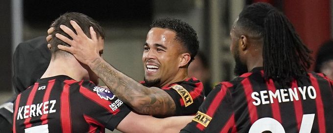 Kluivert sinks Palace as Bournemouth earn tight win