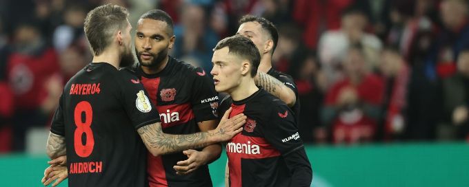 Leverkusen rout Dusseldorf, head to cup final