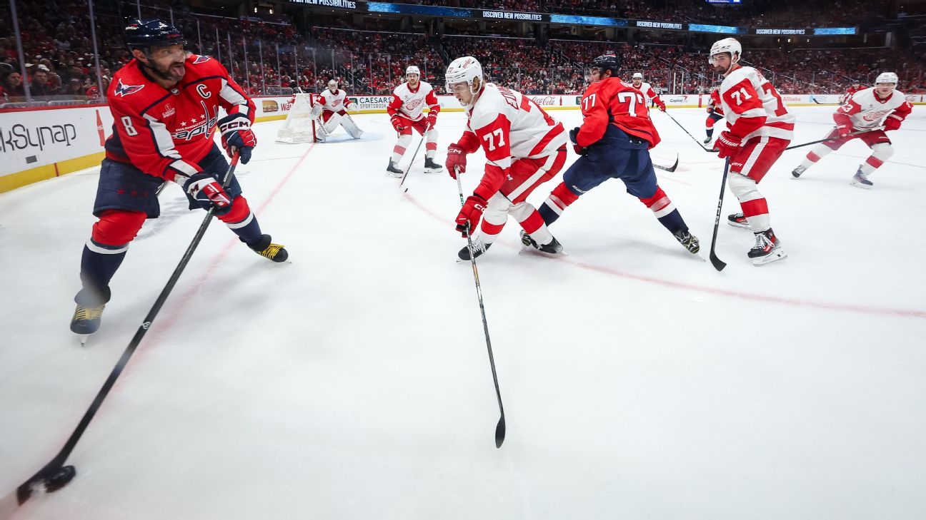 NHL playoff watch: Capitals-Red Wings is Tuesday's most critical game