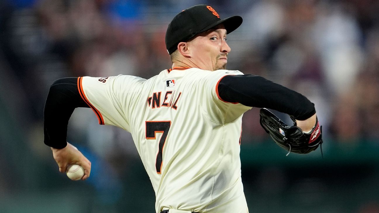 'Amped up' Snell has rocky Giants debut vs. Nats