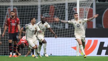 Roma beat AC Milan at San Siro in Europa League first leg