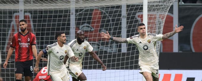 Roma beat AC Milan at San Siro in Europa League first leg