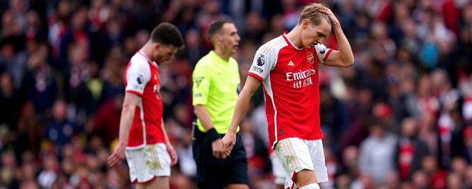 Arsenal's title bid stalled as Champions League offers redemption