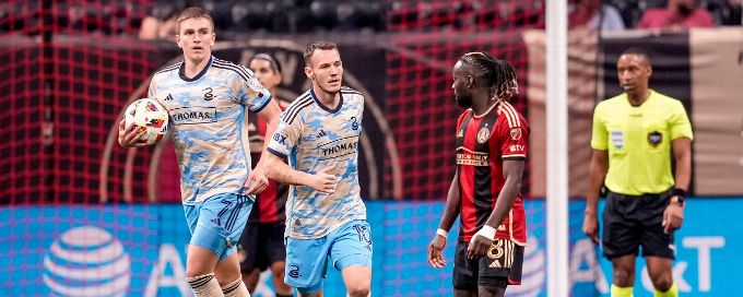 Union rally late for 2-2 draw with Atlanta United