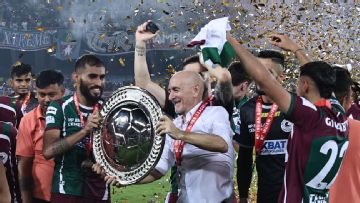 Play. Win. Repeat. Champions. Welcome to the Antonio Habas and Mohun Bagan show