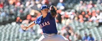 Leiter roughed up in debut, but Rangers hold on