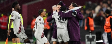 Leverkusen reach Europa League semis as unbeaten run at 44