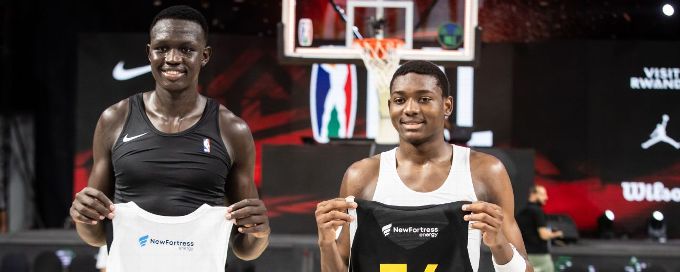 NBA prospects Khaman Maluach and Thierry Darlan star in Bangui's BAL win over City Oilers