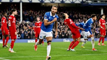 Everton deal Liverpool big blow with shock derby victory
