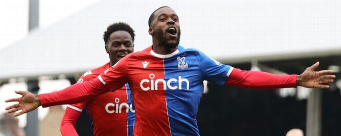 Schlupp's 87th-minute goal earns Palace a draw with Fulham
