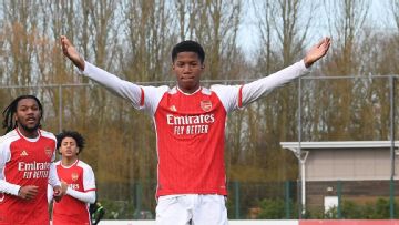 Arsenal teen Chido Martin Obi scores 7 goals in U18 game