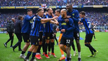 Serie A champions Inter Milan beat Torino in party atmosphere