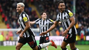 Newcastle score four to send Burnley close to relegation