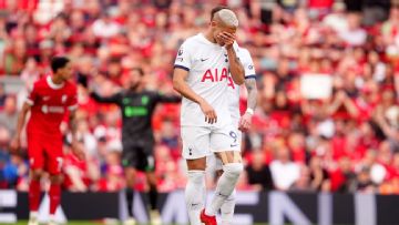 Teammate scrap in Liverpool loss shows Spurs care - Postecoglou