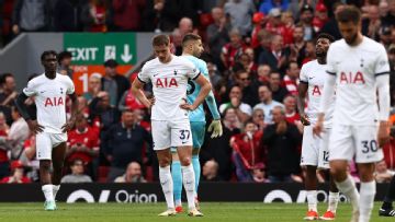 European soccer news: Spurs' UCL hopes slip in Liverpool loss