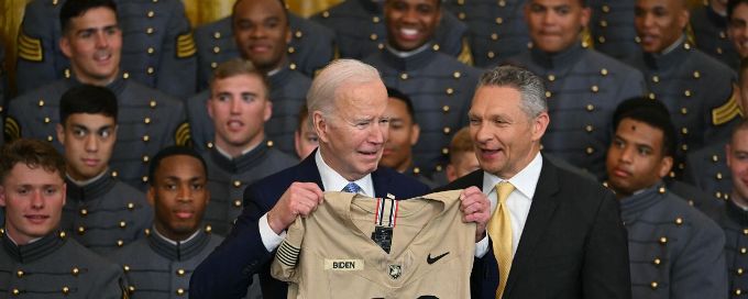 President Joe Biden honors Army with Commander-in-Chief's Trophy