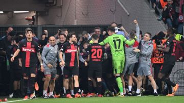 Leverkusen reach Europa League final, unbeaten streak at record 49