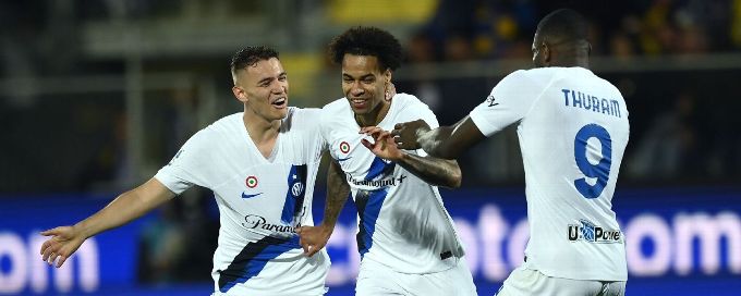 Inter Milan thrash Frosinone for season's-best 5-0 win