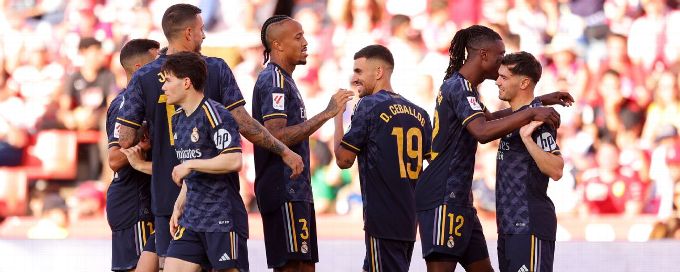 Real Madrid celebrate LaLiga title with easy win at Granada