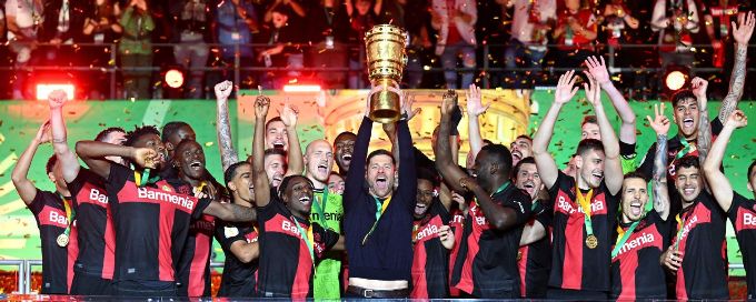Bayer Leverkusen complete double with DFB Pokal final win