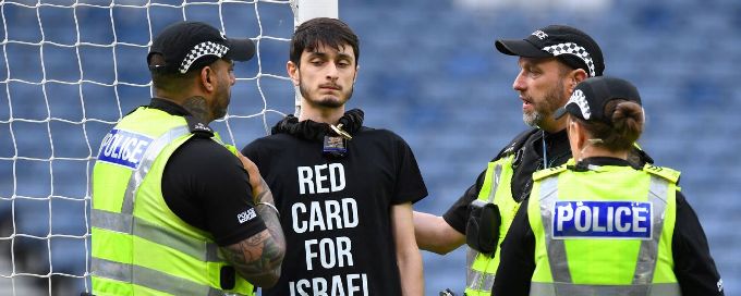 Protests disrupt Scotland vs. Israel Women's Euro 2025 qualifier