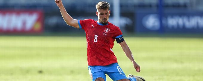 Euro 2024: Czechia's Michal Sadílek out after freak accident