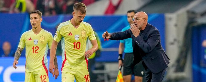 Spain coach lauds group run, urges to keep 'feet on the ground'