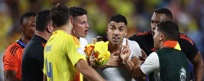 Copa América: Luis Suárez criticises Colombia celebrations