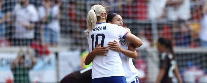 Sophia Smith leads USWNT past Mexico in Olympic tuneup