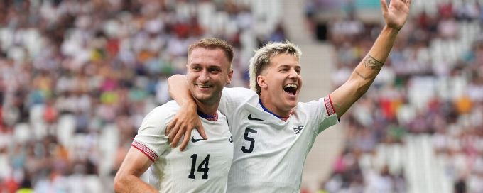 U.S. men beat Guinea to reach Olympic quarterfinals
