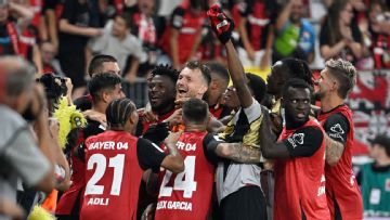 Leverkusen beat Stuttgart on penalties to lift Supercup