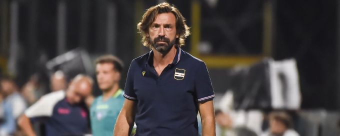 Andrea Pirlo sacked as Sampdoria manager after 1 season