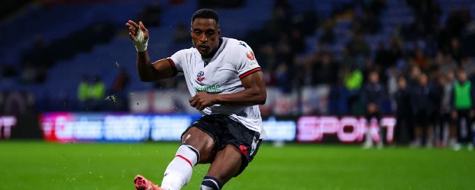 Bolton's Adeboyejo sneezes his way to the sidelines