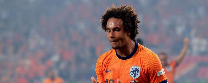Zirkzee gets 1st Netherlands goal in big win over Bosnia