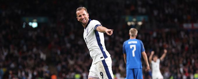 Kane fires double against Finland to mark 100th England cap