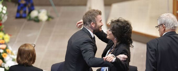 David Beckham among mourners at Sven-Göran Eriksson's funeral