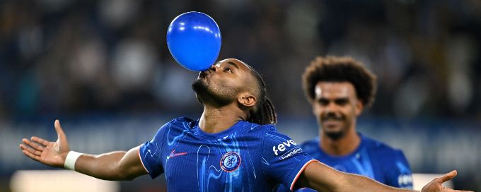Nkunku nets hat trick as Chelsea rout Barrow in Carabao Cup