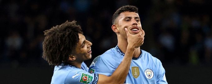 Nunes scores 1st Man City goal in Carabao Cup win over Watford