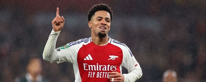 Arsenal teen Nwaneri nets brace in Carabao Cup rout of Bolton