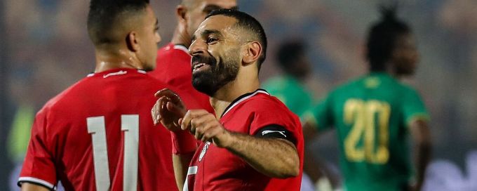Mohamed Salah scores in Egypt World Cup qualifying win