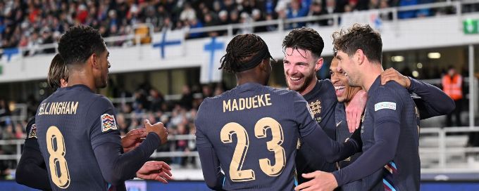 England cruise against Finland in rebound from Greece loss
