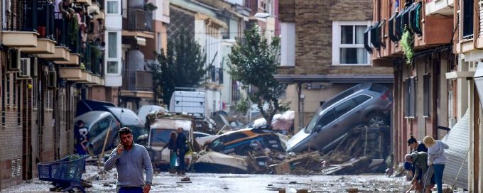 Valencia vs. Espanyol postponed as flood fallout continues