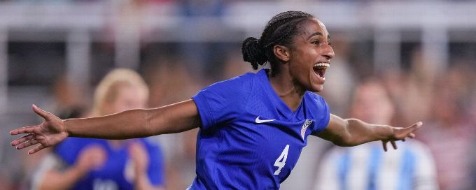 Naomi Girma nets first USWNT career goals in win over Argentina