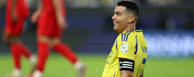 Cristiano Ronaldo's Saudi title hopes hurt by Aubameyang