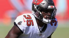 Buccaneers CB Jamel Dean, LB Anthony Nelson out vs. Panthers