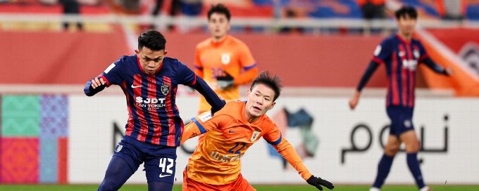 Johor Darul Ta'zim hit by sucker punch after Arif Aiman denied another star turn by Wang Dalei's heroics