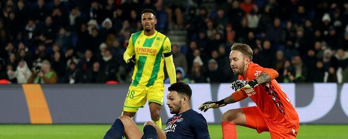 PSG held to surprise 1-1 draw at Parc des Princes by Nantes